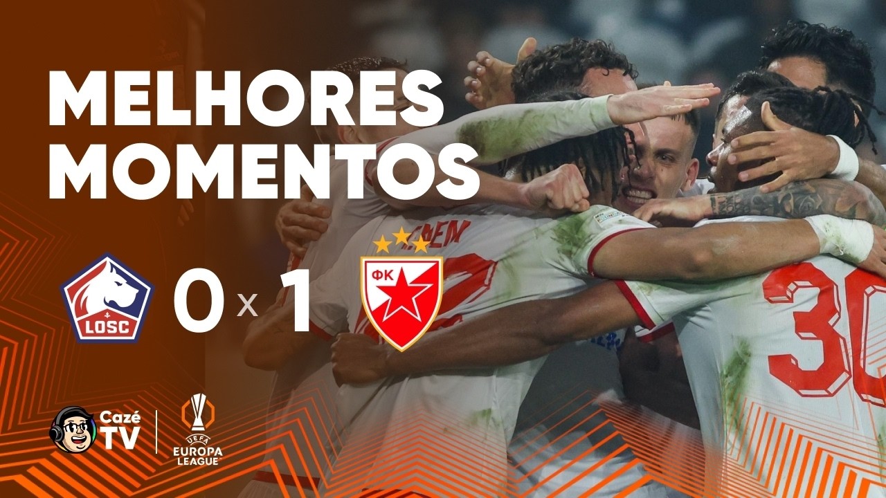 MELHORES MOMENTOS: LILLE  0X1 ESTRELA VERMELHA | EUROPA LEAGUE 2026 | PLAYOFFS DAS OITAVAS DE FINAL