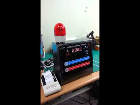 Alcohol Breath Detector with Alarm