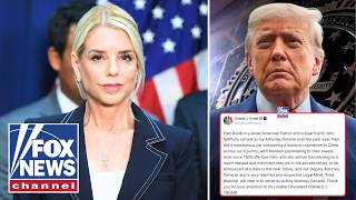 JUST IN: Trump addresses firing Pam Bondi 