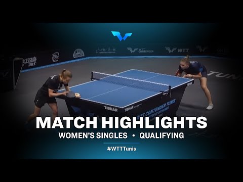 Tatian Kukulkova vs Anna Wegrzyn | WS | WTT Contender Tunis 2022 (Qual)