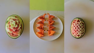How to Carve Fruit Very Fast and Beauty part  7229
