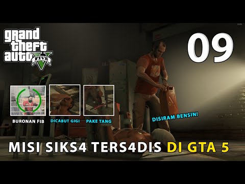 MISI SIKSA TERSADIS DI GTA 5 -  GTA 5 STORY INDONESIA #9