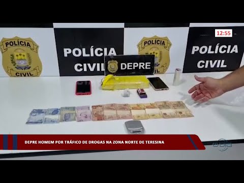 DEPRE prende homem em flagrante por tráfico de drogas no Memorare 18 04 2023
