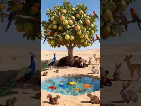 انقذت شجرة الجوافة من الجفاف والحيوانات اكلو منها😍♥️♥️#viral