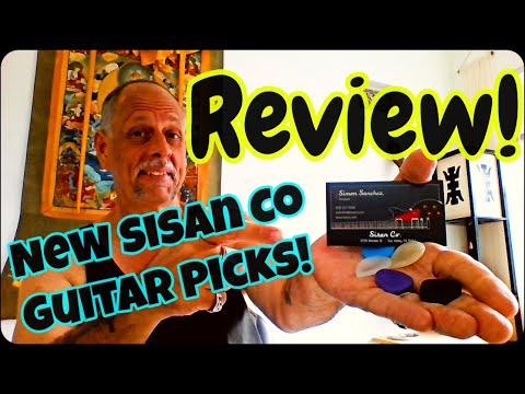 Guitar Picks Review - New Innovative Pick Design by Sisan Co - Brian K Guitar