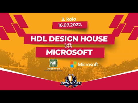 16.07.2022  LETNJA LIGA GRUPA B  3.kolo 20:20 HDL Design House - Microsoft