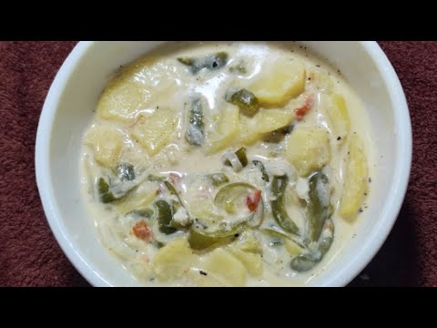 Ema datshi recipe/Bhutan national dish Ema datshi (kewa datshi)/cheese potato curry recipe.