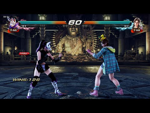 L7 54_5 Kunimitsu Ryona vs Julia - Tekken 7 ( Anakin x24 ) Gameplay PC Gtx 1070 Ti 8GB