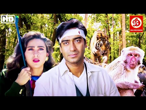 Ajay Devgn (HD)- Blockbuster Bollywood Hindi Love Story, 90s Movie | Karishma Kapoor | Sangram