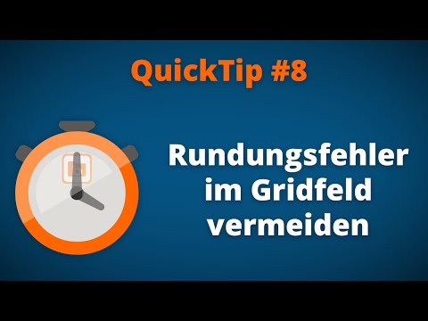 QuickTip #8 - Rundungsfehler im Gridfeld vermeiden - bitfarm-Archiv Dokumentenmanagement