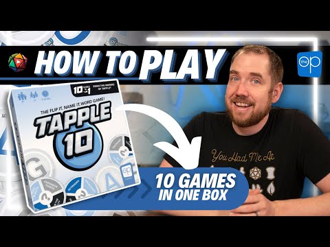 How to Play Tapple 10 - Ten Games in 1 Box! | Board Game Tutorial