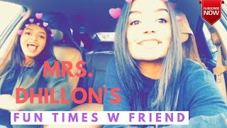 Dilpreet Dhillon's wife enjoys with her Friend | Chill Mode Dilpreet Dhillon