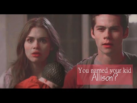 Stiles and Lydia / You named your kid Allison? * Parents AU