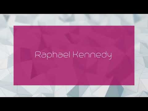 Raphael Kennedy - appearance