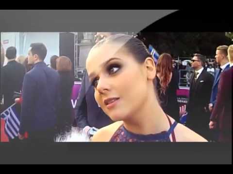 Eurovision 2015 red carpet   María Ólafs Iceland interview   Eurovision 2015