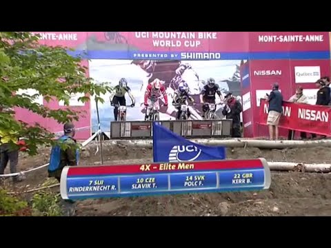 World Cup 2009 Round 6 Mont Sainte Anne - 4X Elite Men Semi Final 2