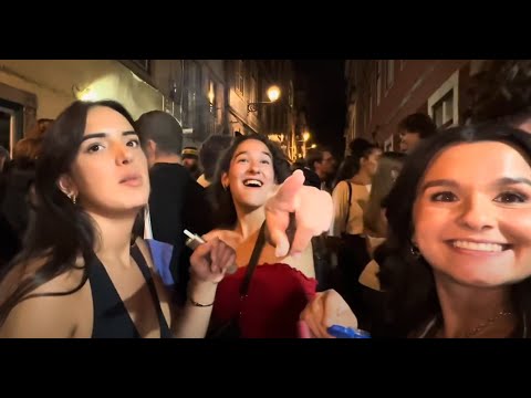 Como é a vida noturna em Lisboa, Portugal | no modo nômade raiz sem roteiro