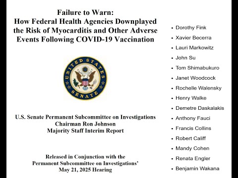 Cardiologist Dr Peter McCullough™: US Government Fraudulent Concealment of Fatal mRNA Myocarditis