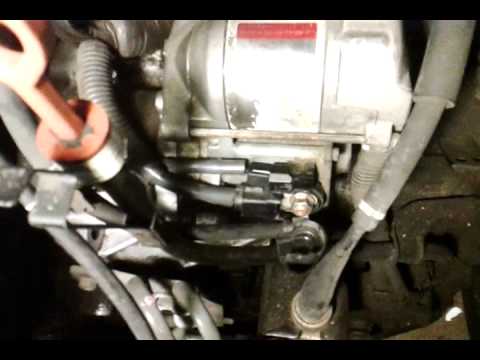 removing the starter 91-96 Toyota Camry XV10 2.2 Liter