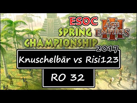 [AoE3] ESOC Spring Tournament — RO32: Knuschelbär vs Risi123
