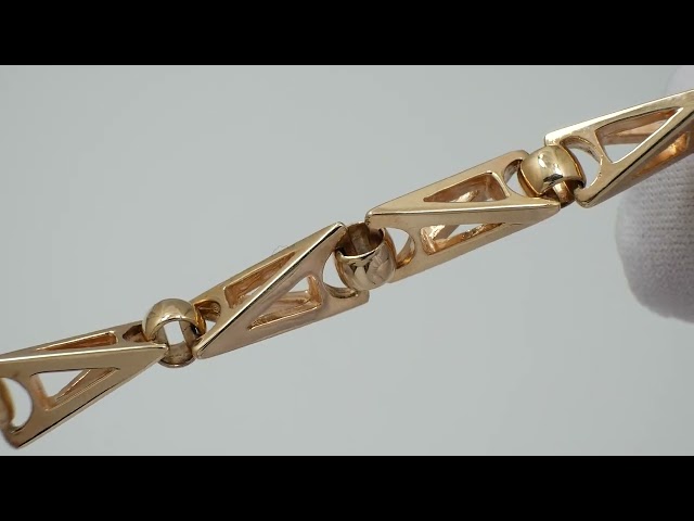 Золотой браслет "Рокко барокко" 5100127-З Видеообзор