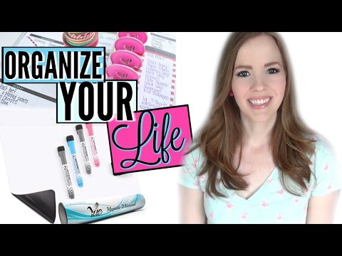 ORGANIZE YOUR LIFE! | BEST TIPS FOR STAYING ORGANIZED & GETTING IT ALL DONE Video