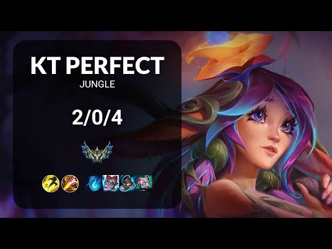KT PerfecT Lillia vs Lee Sin JUNGLE - KR CHALLENGER Patch 14.17