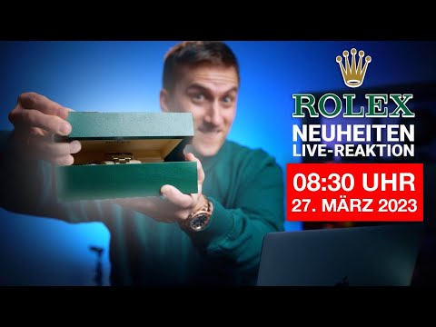LIVE REAKTION auf Rolex & Tudor Neuheiten mit Euch! 27. März 08:00 Uhr