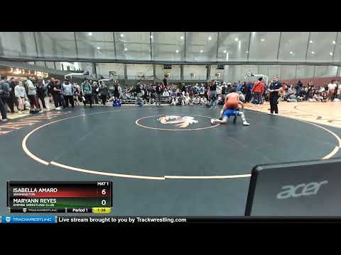 144 Lbs Round 4 - Isabella Amaro, Washington Vs MaryAnn Reyes, Empire Wrestling Club Be25