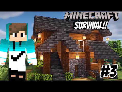 Arihant GamerZ - I MADE A BEAUTIFUL SURVIVAL HOUSE IN MINECRAFT (#3)