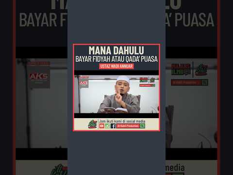 Mana Dahulu, Bayar Fidyah Atau Qada Puasa #shopee #shopeeytdeals