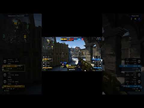 Spinx 1v2 for Vitality win #ESLCSGO #csgo