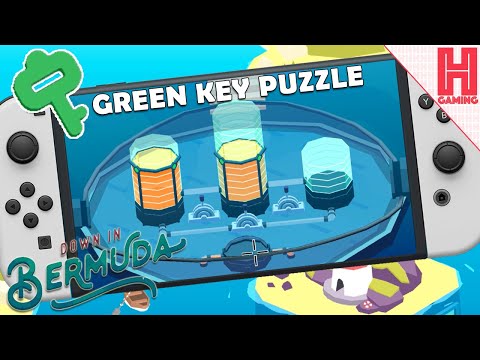 Down In Bermuda - Secret Base Island Green Key Puzzle | Nintendo Switch - YouTube