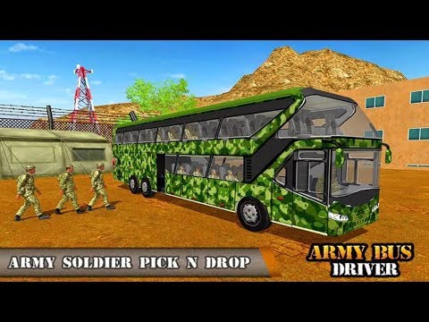 Army Bus Driving 2017 - Military Coach Transporter Android Gameplay