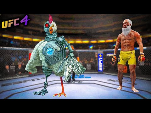 Old Bruce Lee vs. Robot Chicken - EA Sports UFC 4