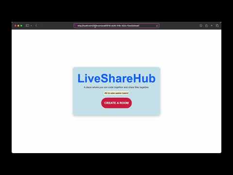 LiveShareHub Demo VIdeo