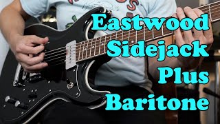 Video thumbnail for Eastwood Sidejack Baritone Plus Demo by Anyone Can Play Guitar