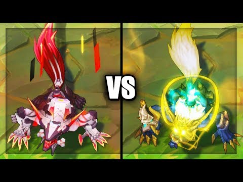 PROJECT: Warwick vs Lunar Guardian Warwick Epic Skins Comparison (League of Legends)
