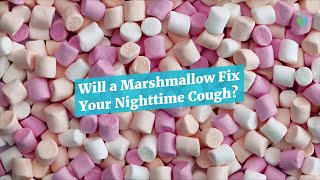 Will a Marshmallow Fix Your Nighttime Cough?
