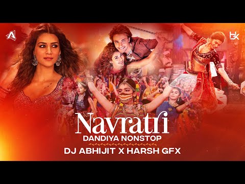 Dandiya Nonstop Mashup 2024 | DJ Abhijit | Harsh GFX | Best Of Dandiya Garba Songs | Navratri 2024