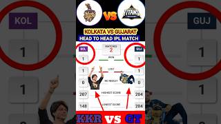 KKR VS GT ipl head to head match #viral #ipl  #viralshort #cricket #hardikpandya  #sarukhkhan #short