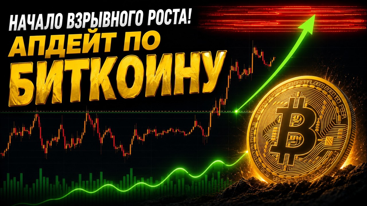 Начало Взрывного Роста! Апдейт по БИТКОИНУ