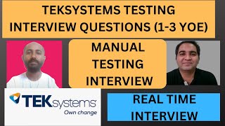TekSystems Interview Questions | Real Time Interview Questions and Answers