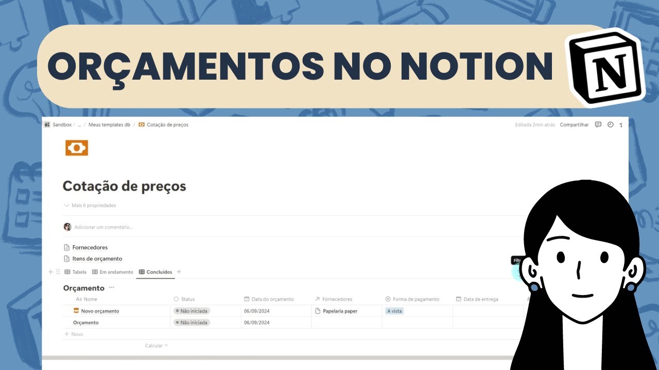 Como fazer cotação de preços no Notion