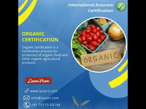 Organic certification consultancy