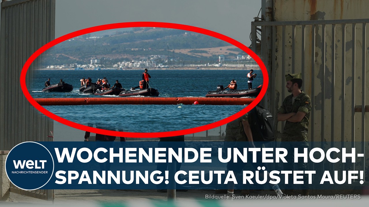 CEUTA: Spanien schickt Militär! Ceuta rüstet auf um möglichen neuen Massenansturm zu verhindern!