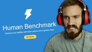 “As you guys know, I am the greatest human being on the whole planet” -Pewdiepie - Human Benchmark TEST Is INSANE!
