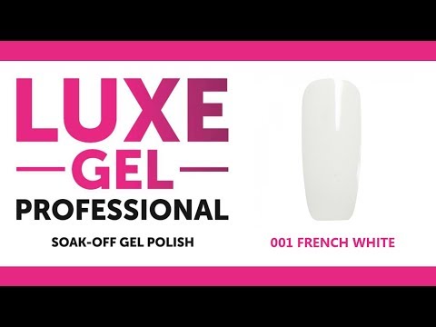 01 FRENCH WHITE - MAIN COLLECTION SWATCH - LUXE GEL PROFESSIONAL