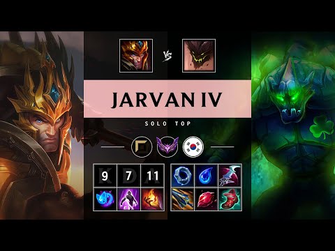 Jarvan IV Top vs Malphite - KR Master Patch 25.21