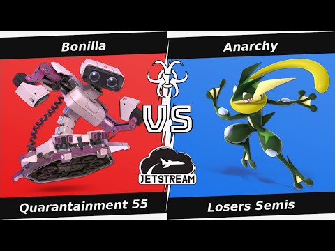 Quarantainment 55 Losers Semis - Bonilla (ROB) Vs Anarchy (Greninja) - SSBU
